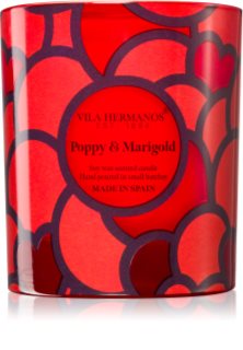 Vila Hermanos 70ths Year Poppy & Marigold dišeča sveča