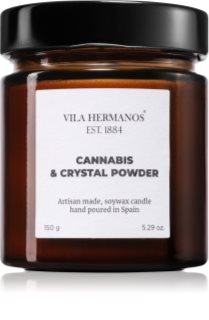 Vila Hermanos Apothecary Cannabis & Crystal Powder scented candle