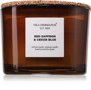 Vila Hermanos Apothecary Red Saffron & Cedar Blue świeczka zapachowa 350 g