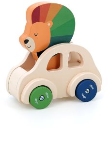 Vilac Lion in a Car brinquedo de madeira 15m+ 1 un.