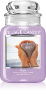 Village Candle Hope αρωματικό κερί (Glass Lid) 602 γρ