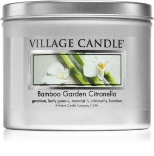 Village Candle Bamboo Garden Citronella świeczka zapachowa  w puszcze 311 g