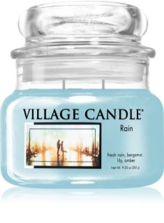 Village Candle Rain candela profumata (Glass Lid) 262 g