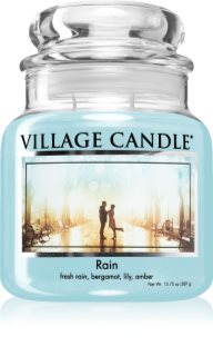 Village Candle Rain αρωματικό κερί (Glass Lid) 389 γρ