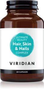 Viridian Nutrition Ultimate Beauty Hair, Skin & Nails Complex vegetariánské kapsle pro vlasy, nehty a pokožku 60 cps