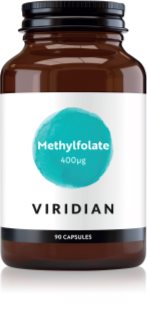 Viridian Nutrition Methylfolate kapsle pro podporu snížení míry únavy a vyčerpání 90 cps