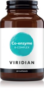 Viridian Nutrition Co-enzyme B Complex kapsle pro podporu snížení míry únavy a vyčerpání