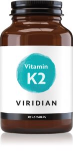 Viridian Nutrition Vitamin K2 kapsle pro podporu zdraví kostí a kloubů