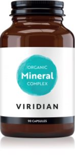 Viridian Nutrition Organic Mineral Complex podpora správneho fungovania organizmu 90 cps