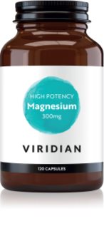 Viridian Nutrition High Potency Magnesium 300 mg kapsle pro podporu snížení míry únavy a vyčerpání 120 cps