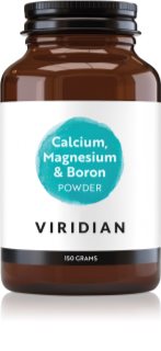 Viridian Nutrition Calcium, Magnesium & Boron Powder prášek pro podporu zdraví kostí a zubů 150 g