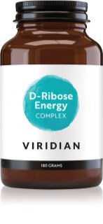 Viridian Nutrition D-Ribose Energy Complex prášek pro podporu fyzické i psychické rovnováhy těla 180 g