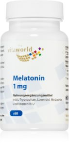 Vita World Melatonin 1mg Kapseln bei Schlaf- und Einschlafproblemen 60 KAP