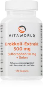 Vita World Brokkoli-Extrakt 500 mg Nahrungsergänzungsmittel für Ihr Wohlbefinden