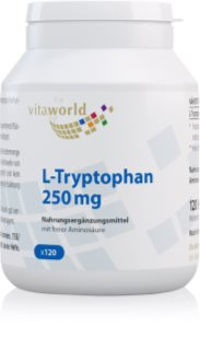 Vita World L-tryptophan 250 mg Kapseln zur Förderung des physischen und psychischen Gleichgewichts 120 KAP