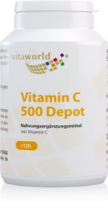 Vita World Vitamin C 500 Depot Kapseln mit Vitamin C 120 Kapseln
