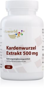Vita World Kardenwurzel Extrakt 500 Nahrungsergänzungsmittel für Ihr Wohlbefinden 90 g