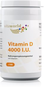 Vita World Vitamin D3 4000 IU Tabletten zur Förderung der Aufnahme von Calcium und Phosphor 100 TAB