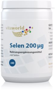 Vita World Selen 200 mcg Tabletten zur Unterstützung des Immunsystems