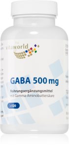 Vita World GABA 500 mg Nahrungsergänzungsmittel für Ihr Wohlbefinden 120 Kapseln