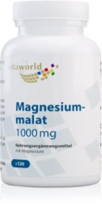 Vita World Magnesium-malat 1000 mg Kapseln für die effektive Magnesiumergänzung 120 KAP
