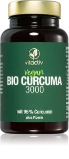Vitactiv BIO Curcuma 3000 Tabletten mit Pflanzenextrakten 60 TABL