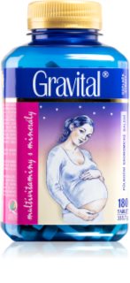 VitaHarmony Gravital pro těhotné a kojící ženy komplex vitamínů pro těhotné a kojící ženy 180 ks