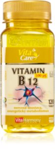 VitaHarmony Vitamín B12 okamžitý účinek tablety pro podporu zdraví nervové činnosti 120 tbl