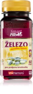 VitaHarmony Železo 20mg s kyselinou listovou Smart Pills tablety pro podporu krvetvorby 60 tbl