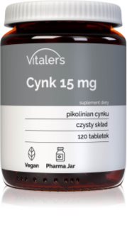 Vitaler's Pikolinian cynku kapsułki dla wzmocnienia układu odpornościowego i zębów oraz na piękne włosy, paznokcie i skórę 120 tabletek