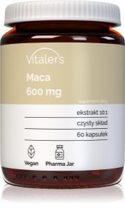 Vitaler's Maca (Żeń-szeń peruwiański) adaptogen dla złagodzenia stresu i komfortu psychicznego 60 caps.