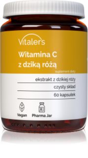 Vitaler's Witamina C z dziką różą kapsułki na wsparcie czynności układu nerwowego 60 caps.