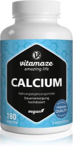 Vitamaze Calcium pastilles conçu pour maintenir les os et les dents en bonne santé 180 p.