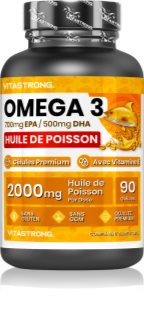 VITASTRONG Omega 3 capsules pour le bon fonctionnement du système cardiovasculaire 126 g