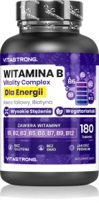 VITASTRONG Vitamin B Vitality Complex kompleks witamin z grupy B 180 tabletek