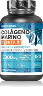 VITASTRONG Marine Collagen colágeno en comprimidos 180 comp.