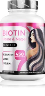 VITASTRONG Biotin Complex Tabletten für Haare, Nägel und Haut 450 TABL