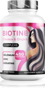 VITASTRONG Biotin Complex pastilles pour les cheveux, les ongles et la peau 450 p.
