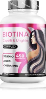 VITASTRONG Biotin Complex compresse per capelli, unghie ed epidermide 450 comp
