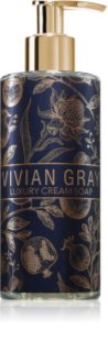Vivian Gray Blue Botanicals kreminės konsistencijos skystasis muilas kvepalai Jasmine & Patchouli 400 ml