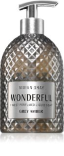 Vivian Gray Wonderful Grey Amber luksusowe mydło w płynie do rąk perfumowany 500 ml
