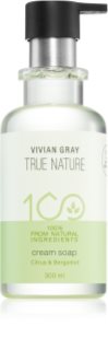 Vivian Gray True Nature Citrus & Bergamot krémes szappan frissítő hatással 300 ml