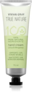 Vivian Gray True Nature Citrus & Bergamot vlažilna krema za roke 30 ml