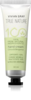 Vivian Gray True Nature Citrus & Bergamot hydratační krém na ruce