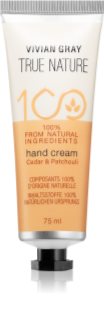 Vivian Gray True Nature Cedar & Patchouli vlažilna krema za roke 30 ml