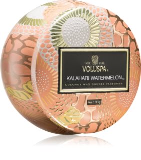 VOLUSPA Japonica Kalahari Watermelon bougie parfumée en métal 113 g