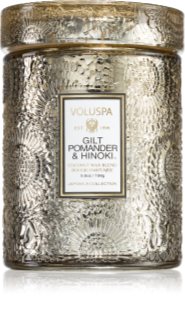 VOLUSPA Japonica Holiday Gilt Pomander & Hinoki Duftkerze