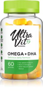 VPLab UltraVit Gummies Omega+DHA žvýkací měkké tobolky 60 ks