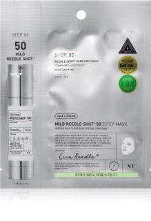 VT Cosmetics VT Cosmetic Reedle Shot 50 2-Step Mask masque rénovateur intense pour un traitement de la peau en deux étapes 26.5 g