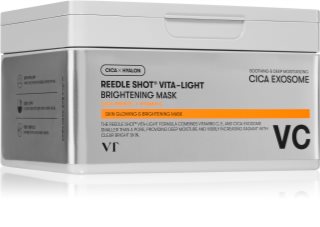 VT Cosmetics VT Cosmetic Reedle Shot Vita-Light Brightening Mask maska rozświetlająca w płacie z witaminą C duże opakowanie 30 szt.